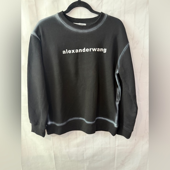 Alexander Wang Black Crewneck Sweater - Picture 1 of 7